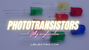 a phototransistor only detect single color light