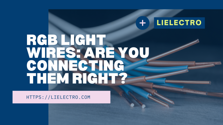 what colors are positive and negative wires rgb lights