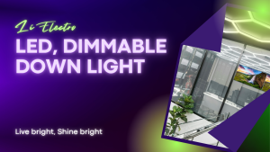Sleek and modern 6 LED Down Light Dimmable D416 installed in a stylish ceiling for adjustable brightness."