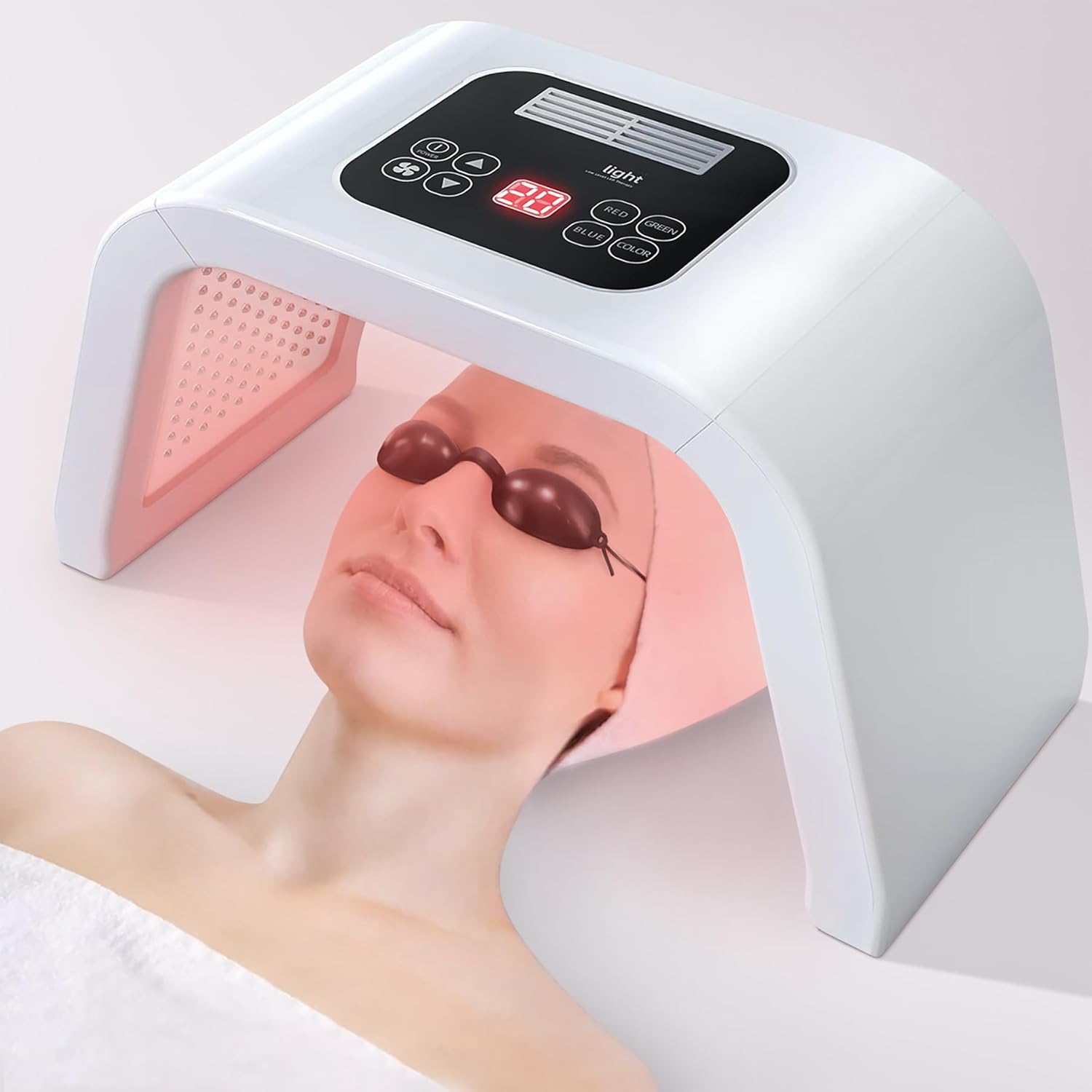 LED Face Therapy Tool with White Light