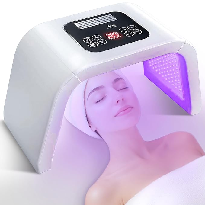 LED face tool with Purple Light