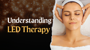 Before and after results of LED light therapy illustrating the effects of different LED Light Therapy Color Meanings on acne-prone skin