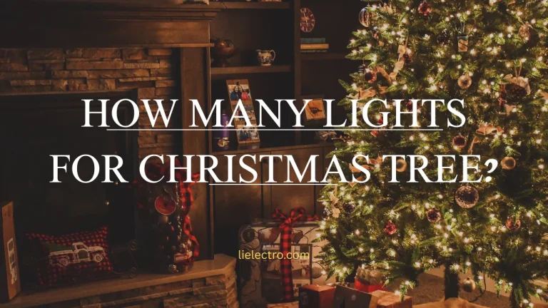 How Many Feet of Lights for Christmas Tree