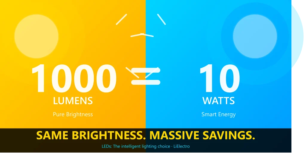 Lumens vs Watts LED