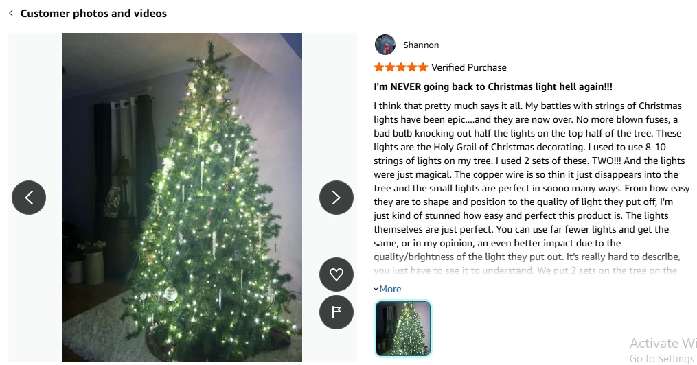 Zaecany ZAE-DC-500L faiy lights customer feedback
